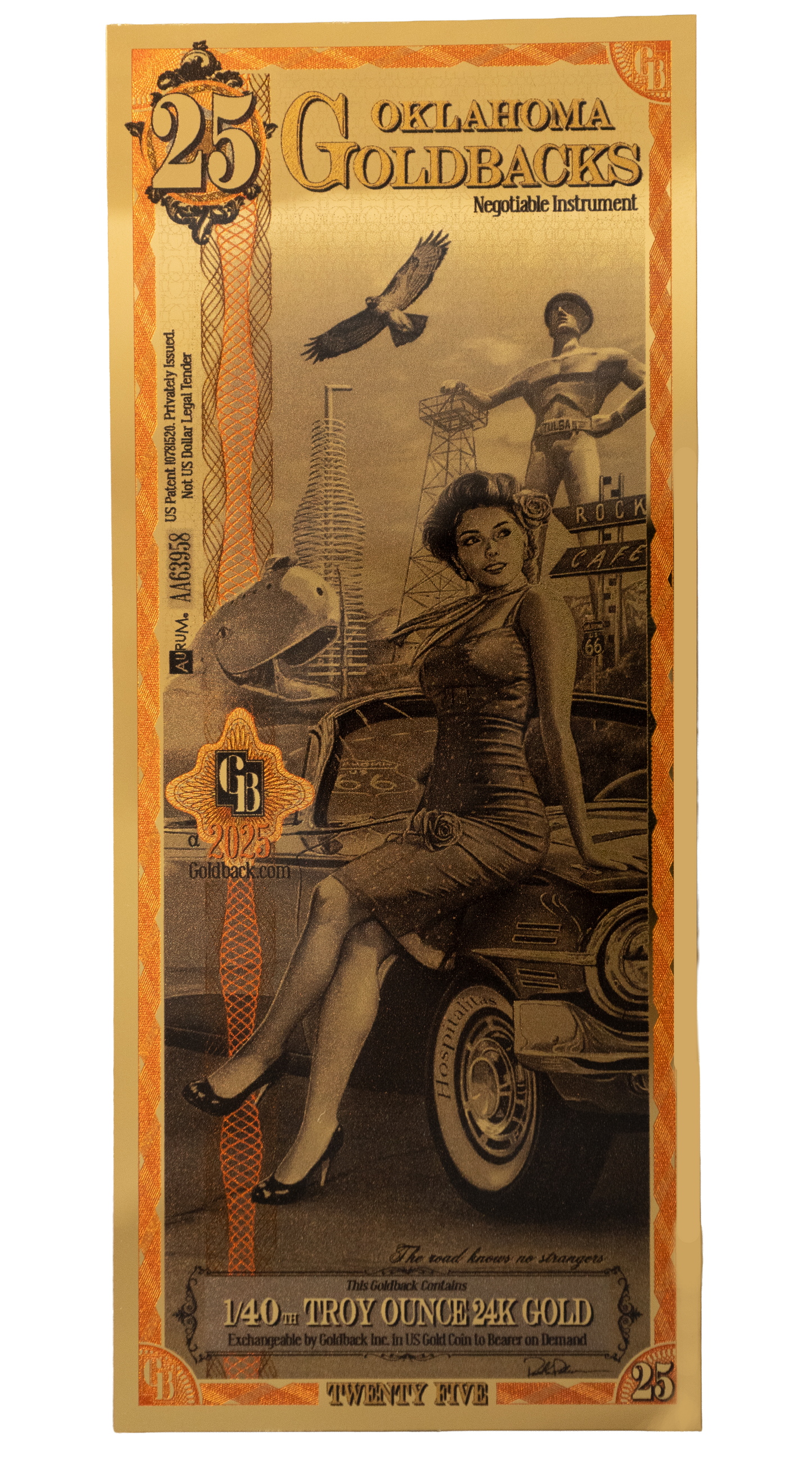 25 Oklahoma Goldback Alfa