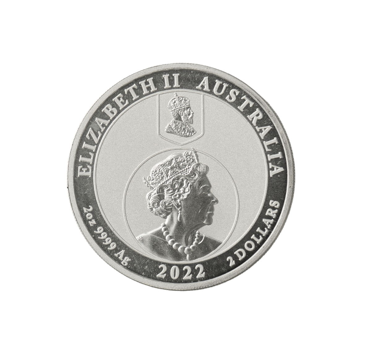 1 Australian Florin Two Shilling 2 oz Silver Coin