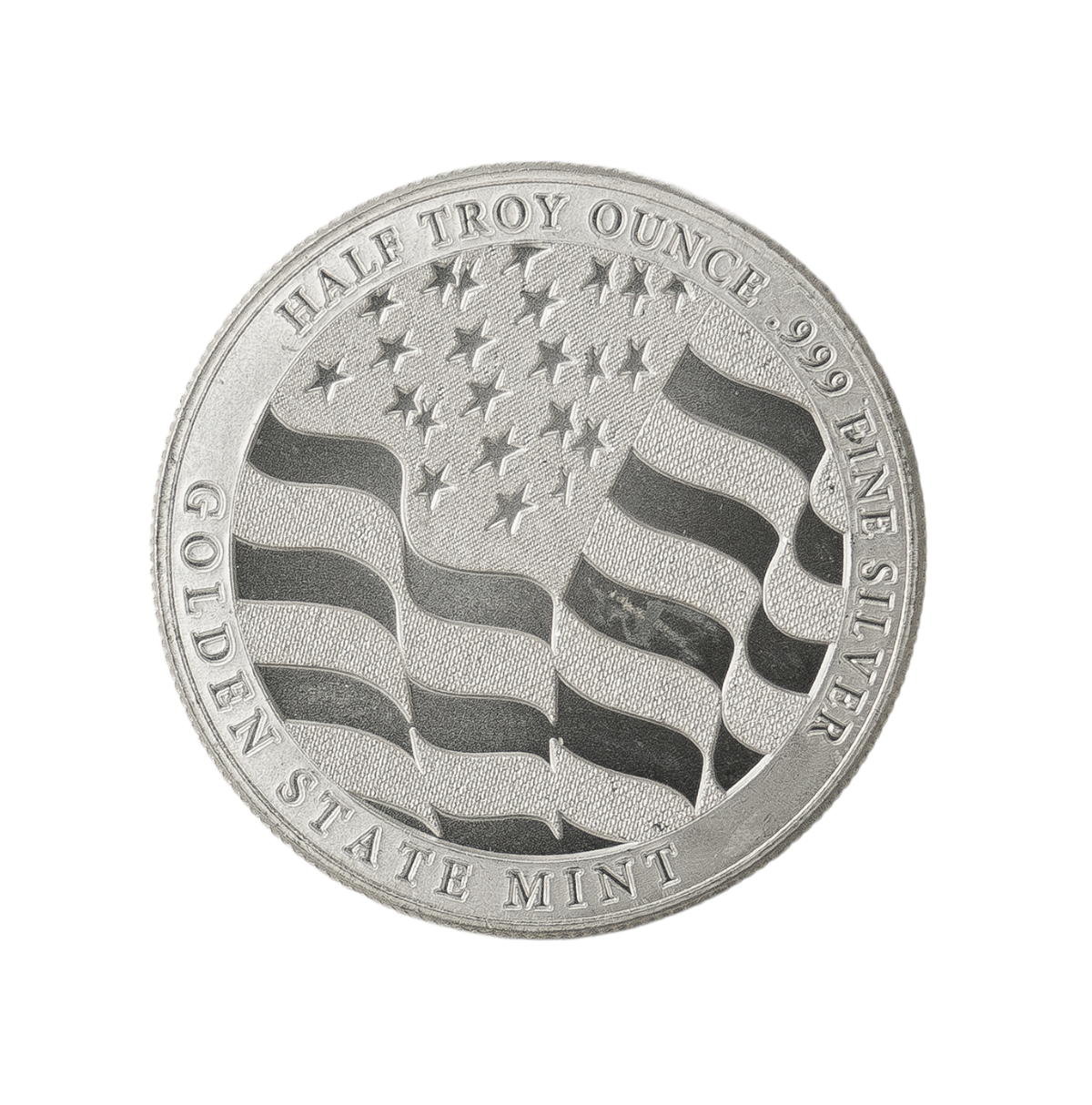 1/2 oz Golden State Mint Silver Eagle Round