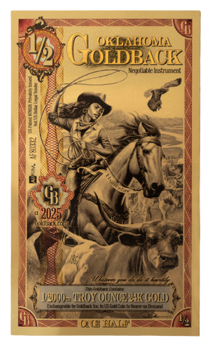 ½ Oklahoma Goldback Alpha