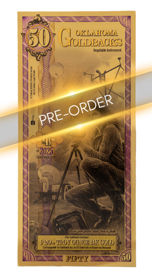 PREORDER - 50 Oklahoma Goldback Alpha