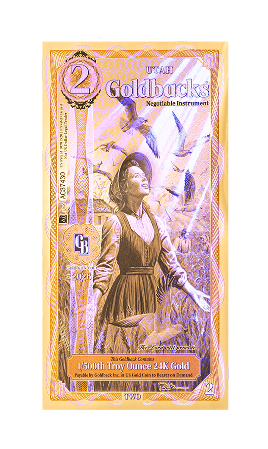 2 Utah Goldback Alpha 2026 (Pre-Order)
