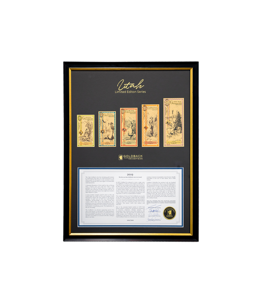 Utah Goldback Collectors Edition Framed Set