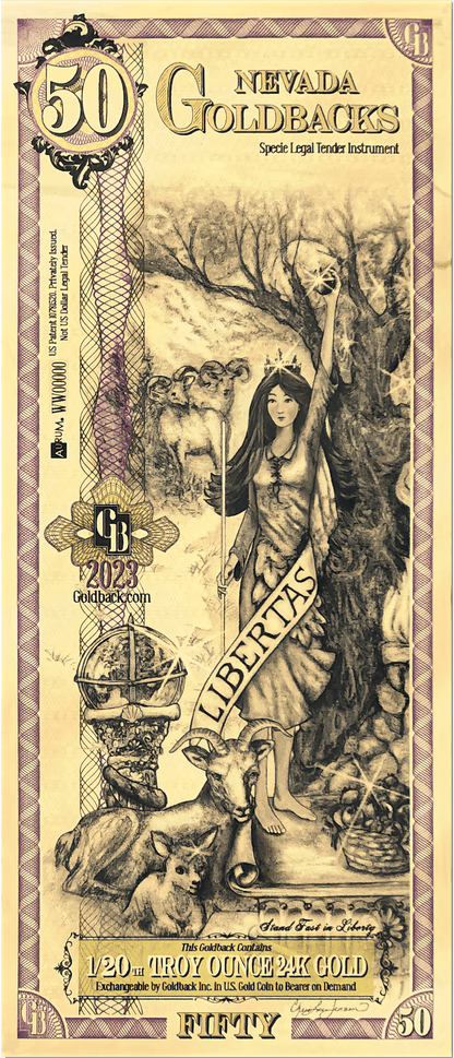 50 Nevada Goldback