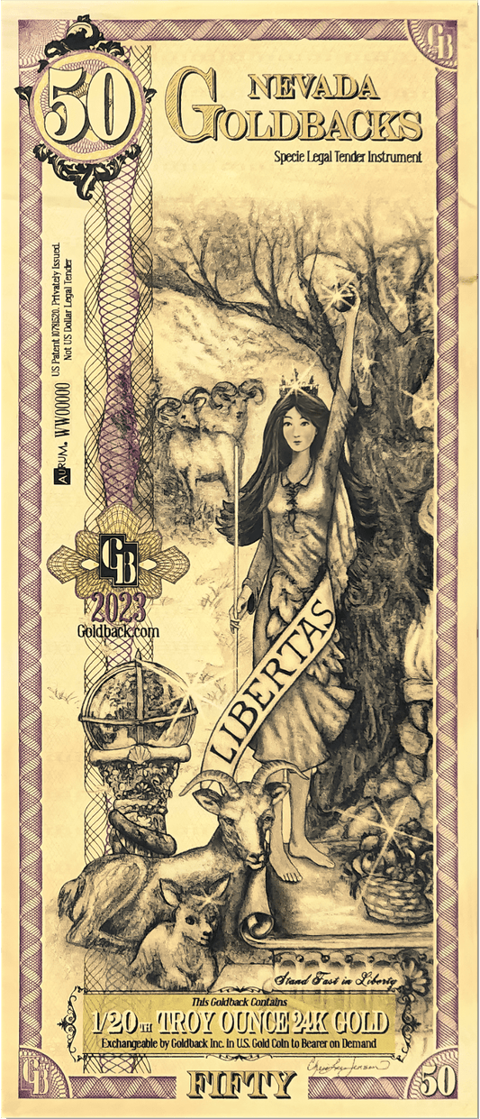 50 Nevada Goldback