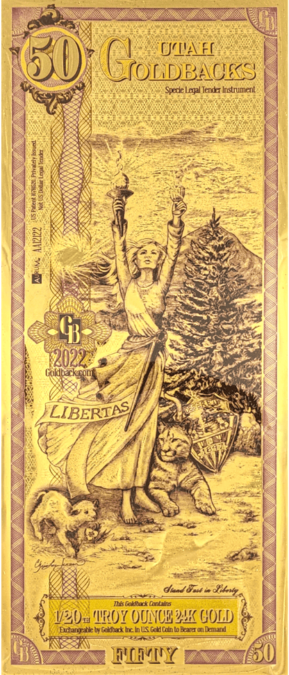 50 Utah Goldback