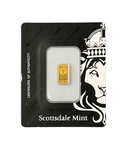 Scottsdale Mint 1 Gram Gold Prepper Bar