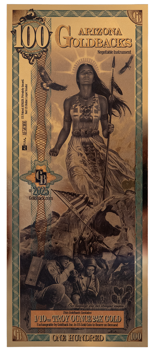 Arizona 100 Goldback Alpha