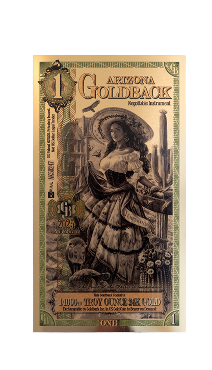 1 Arizona Goldback