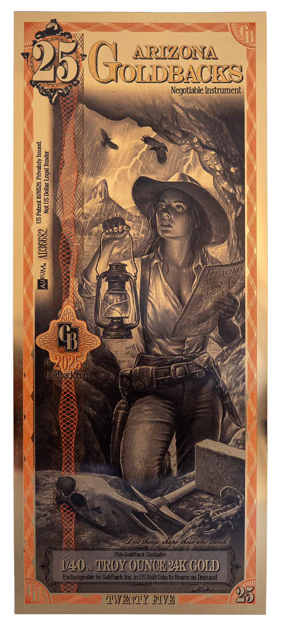 Arizona 25 Goldback Alpha