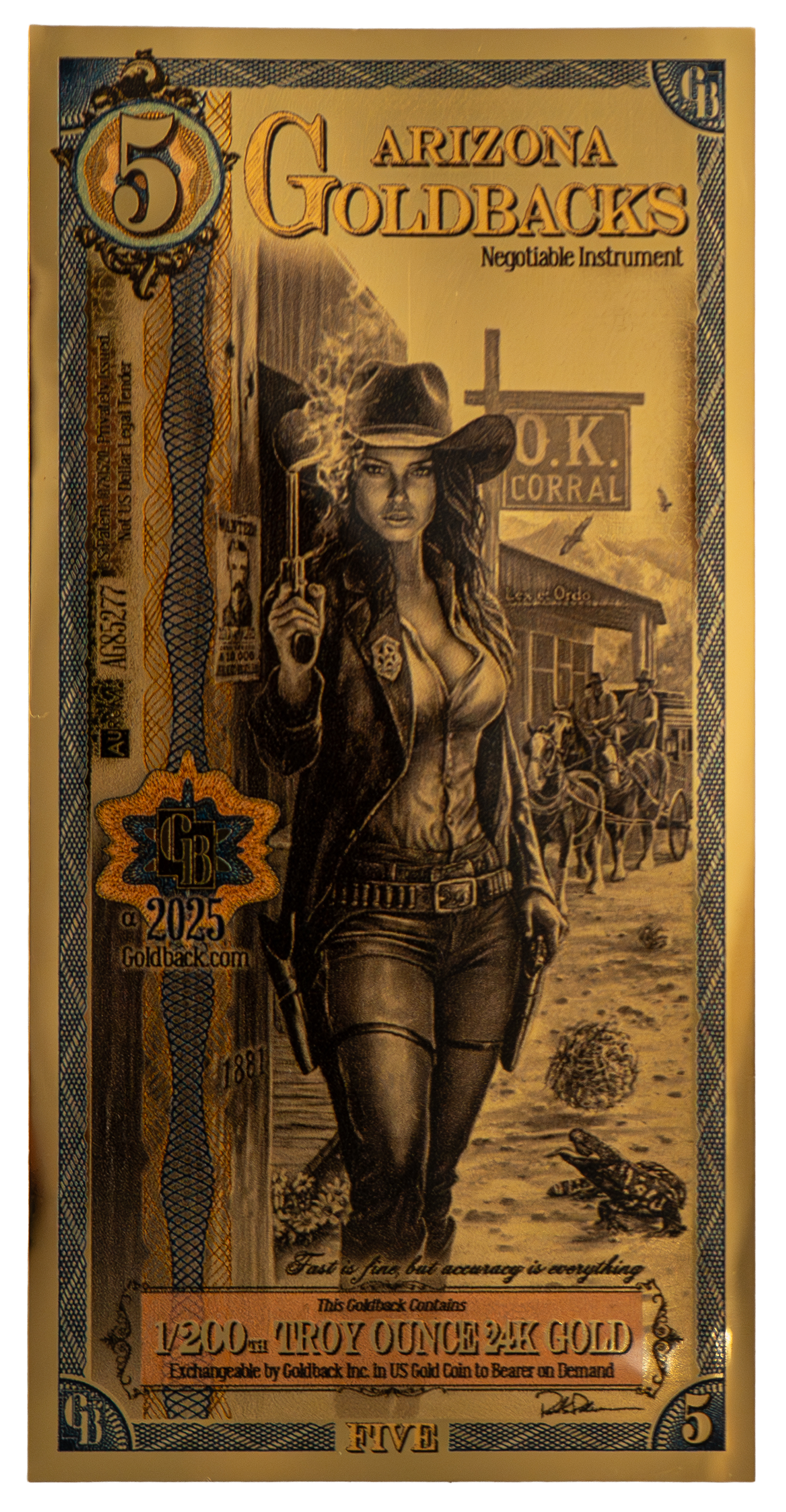 Arizona 5 Goldback Alpha