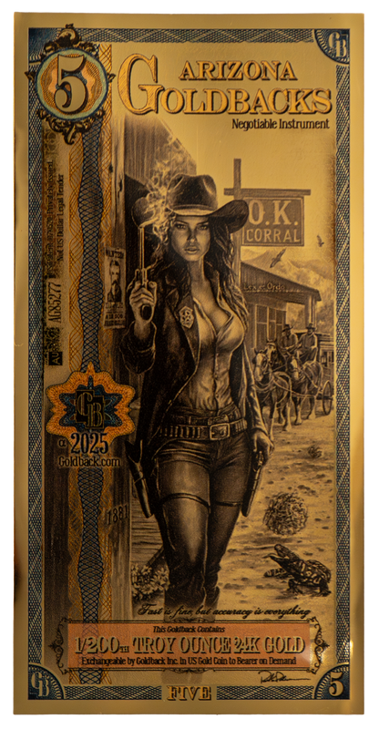 Arizona 5 Goldback Alpha