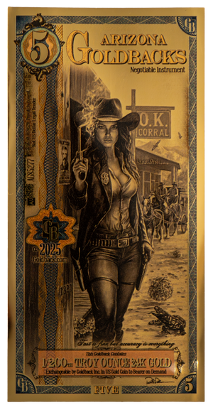 Arizona 5 Goldback Alpha