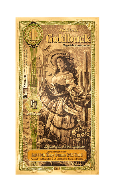 1 Goldback de Arizona