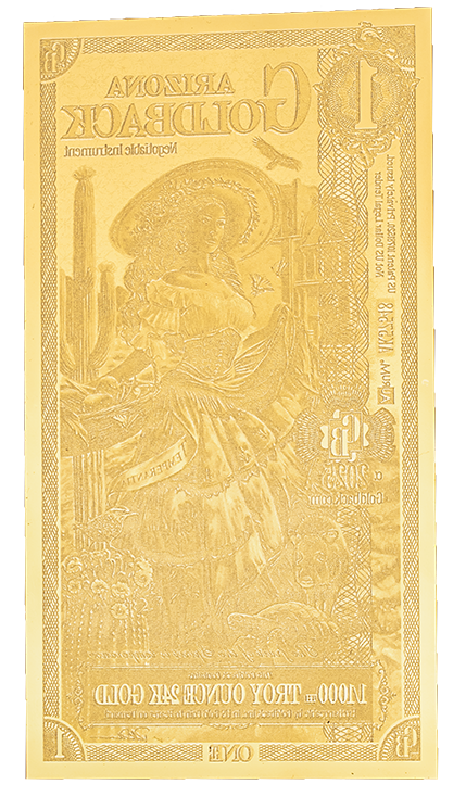 Arizona 1 Goldback Alpha