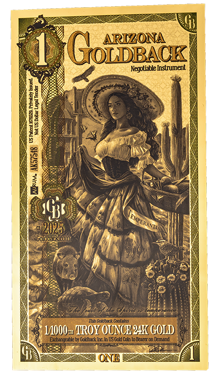 Arizona 1 Goldback Alpha