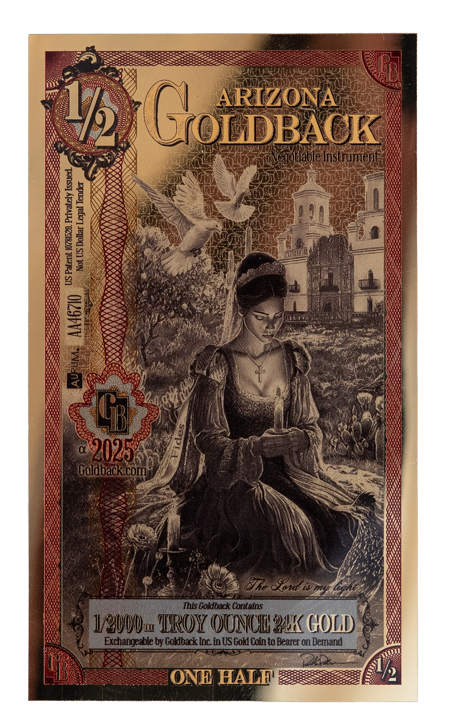 ½ Arizona Goldback Alpha