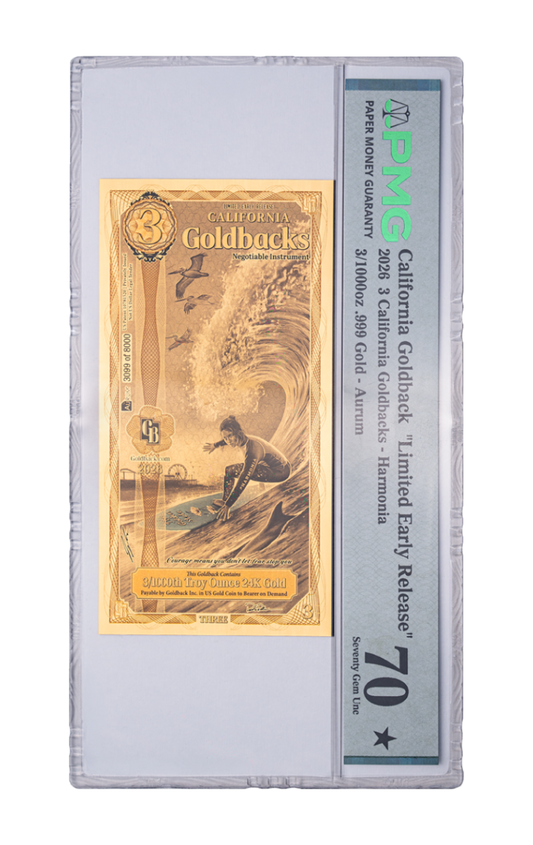 California 3 Limited Early Release Graded-3 Goldback
