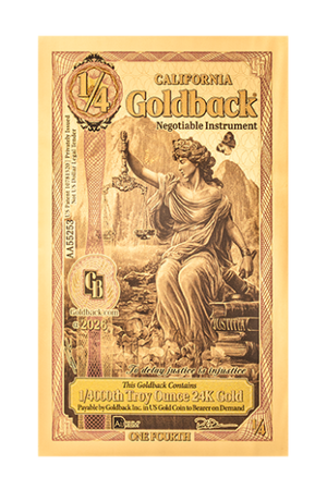 1/4 California Goldback Alpha (Pre-Order)