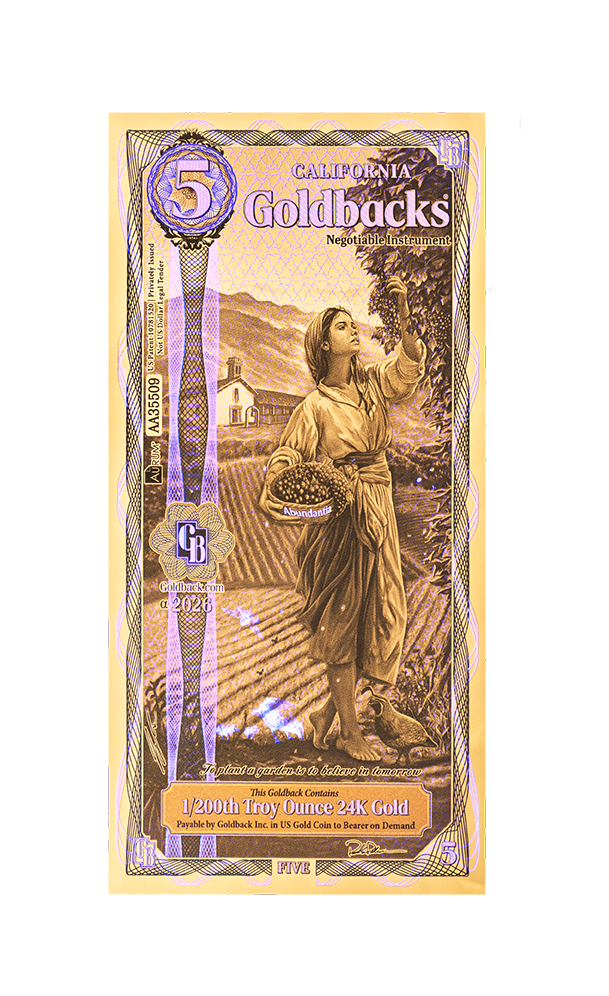 5 California Goldback Alpha (Pre-Order)
