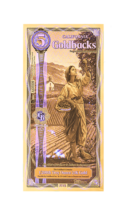 5 California Goldback Alpha (Pre-Order)
