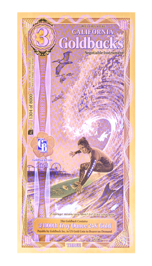 California 3 Limited Early Release Graded-3 Goldback