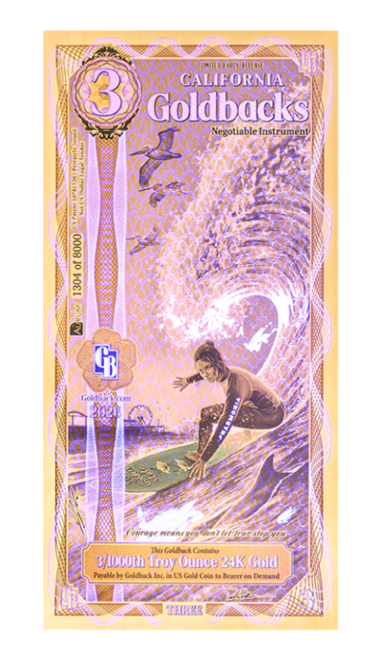 California 3 Limited Early Release Graded-3 Goldback