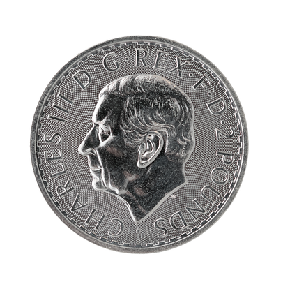 1 oz British Silver Britannia Coin (Random Year)