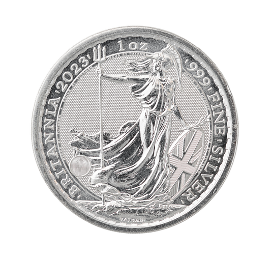 1 oz British Silver Britannia Coin (Random Year)
