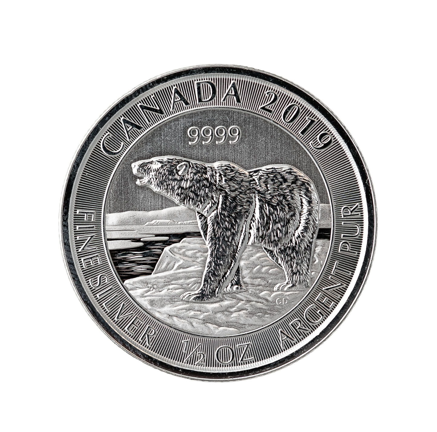 2019 Canada 1/2 oz Silver Polar Bear