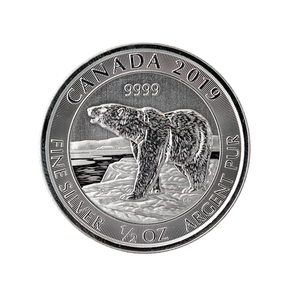 2019 Canada 1/2 oz Silver Polar Bear