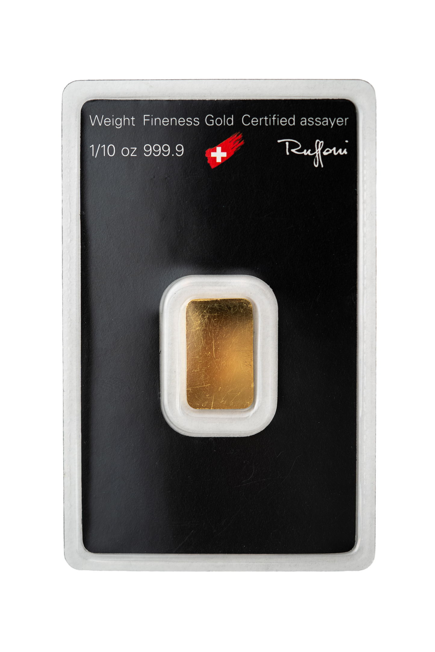 1/10 oz Argor Heraeus Gold Bar