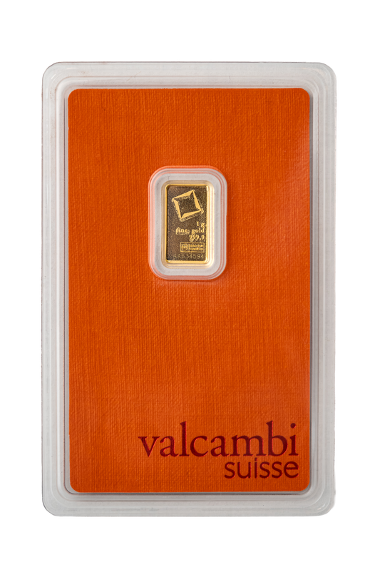 Valcambi 1 Gram Bar