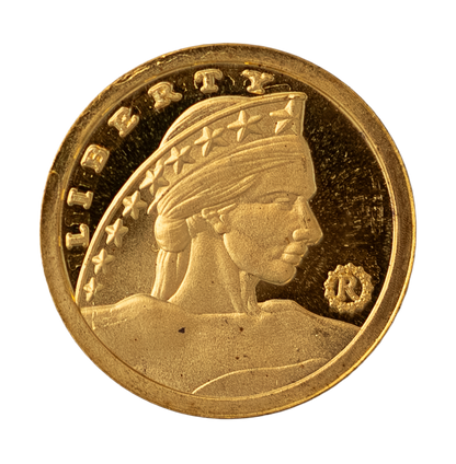 1/10 oz Gold Lady Liberty Round
