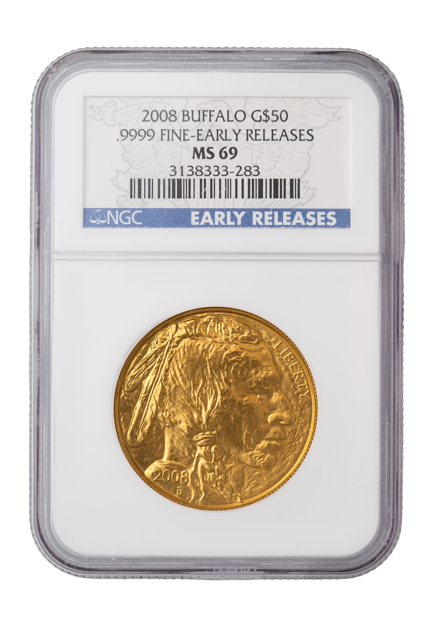 American Buffalo Gold 1 oz MS 69 NGC 2008