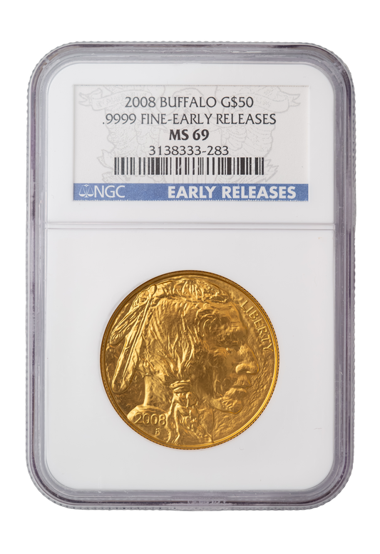 American Buffalo Gold 1 oz MS 69 NGC 2008