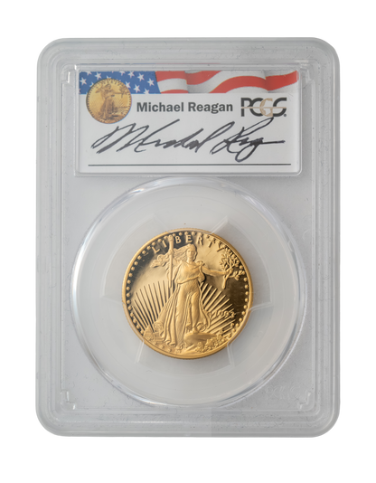 1993-P American Gold Eagle 1/2 oz PCGS PR69 Michael Reagan Reagan Legacy Series