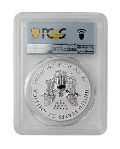 2021-W Reverse Proof American Silver Eagle Type 1 Designer Edition - PCGS PR69
