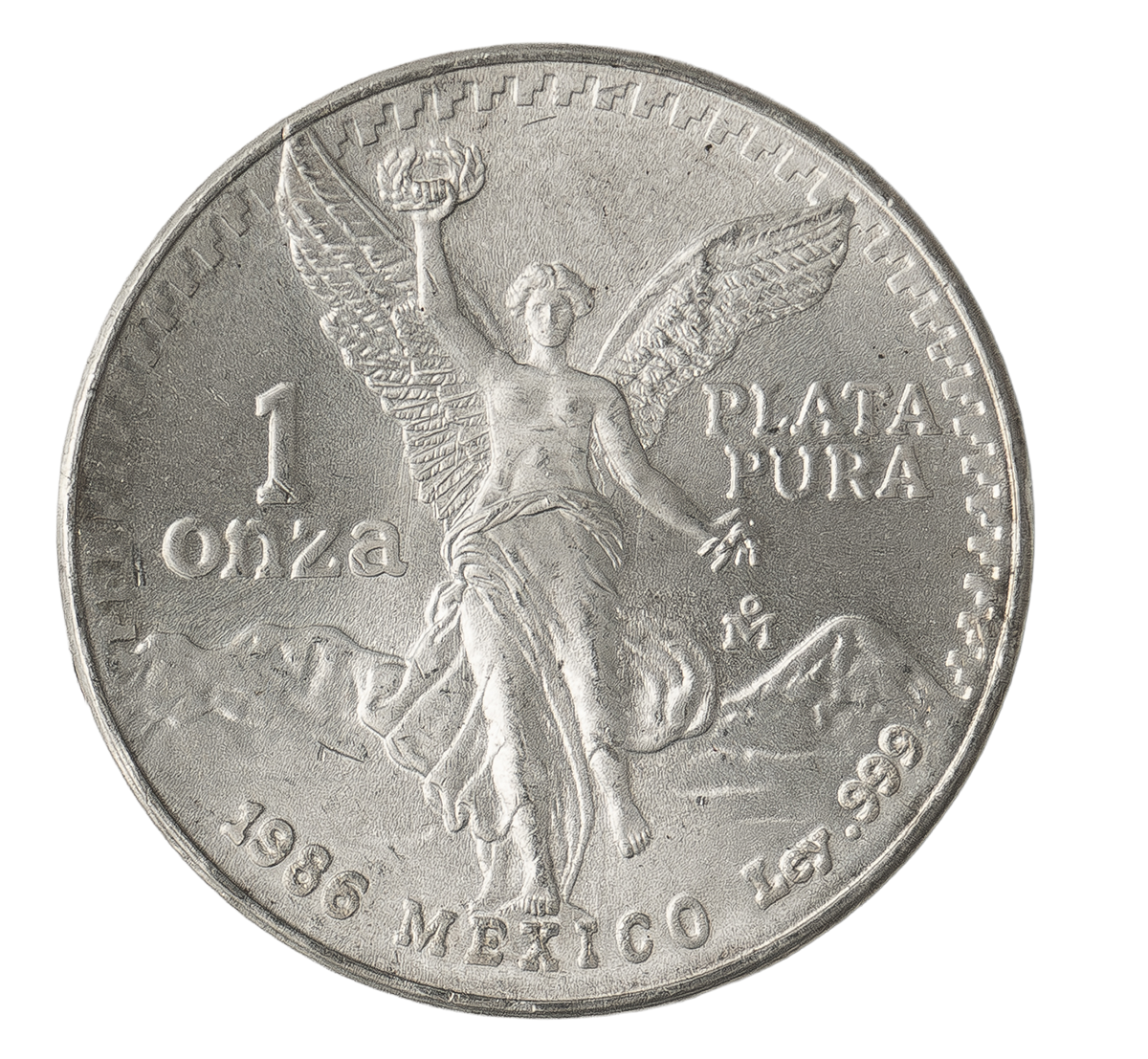 Mexican Mint 1986 Mexican Libertad 1 oz Silver Coin