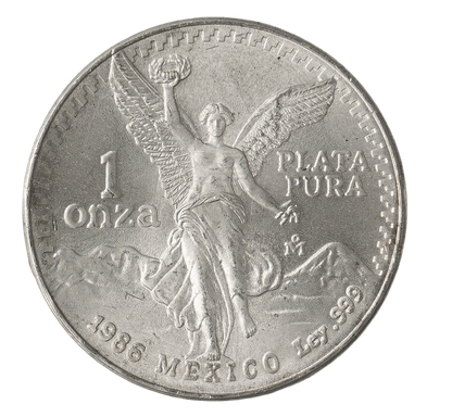Mexican Mint 1986 Mexican Libertad 1 oz Silver Coin