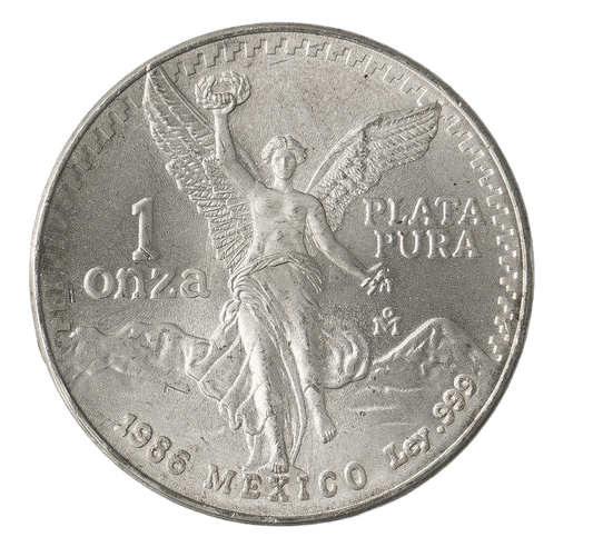 Mexican Mint 1986 Mexican Libertad 1 oz Silver Coin