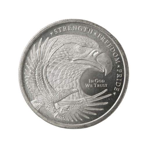 1/2 oz Golden State Mint Silver Eagle Round
