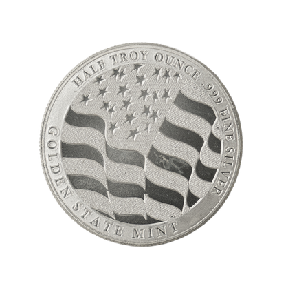 1/2 oz Golden State Mint Silver Eagle Round