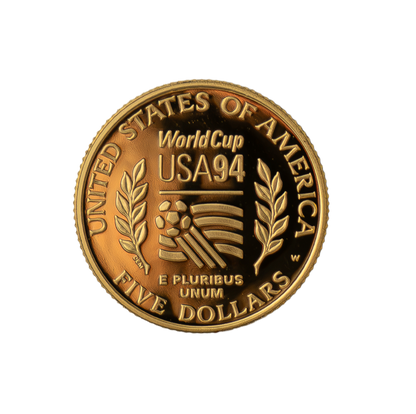 World Cup 1994 Tournament $5 Gold Coin