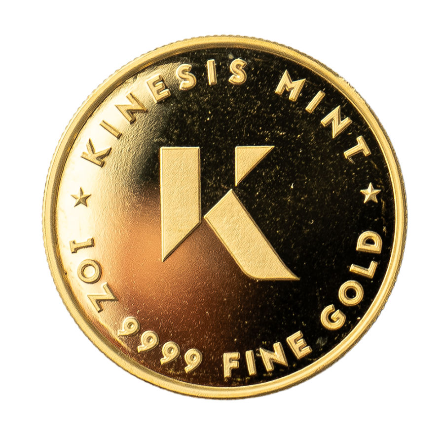 Moneda Ma'at Diosa Egipcia de Oro Kinesis de 1 oz