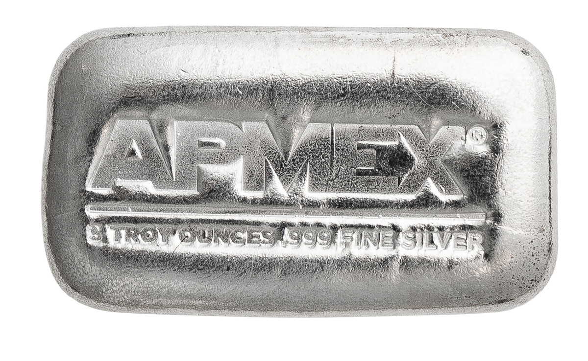 APMEX 5 oz Cast Poured Silver Bar