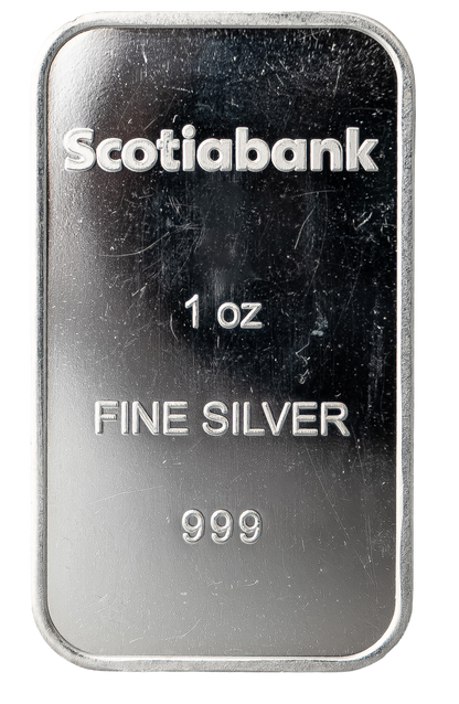 Scotia Bank 1 oz Silver Bar