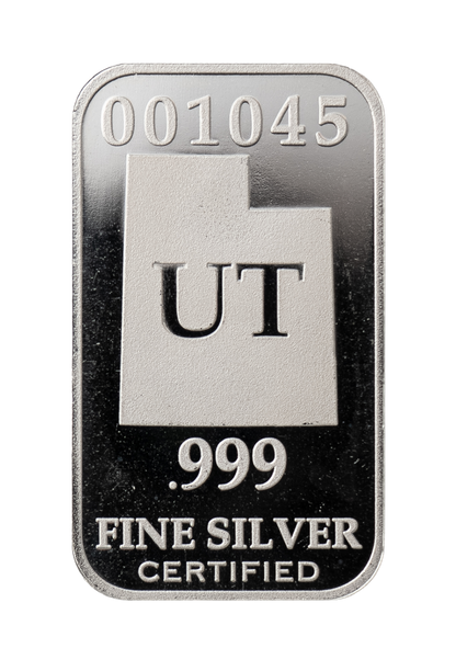 Utah State Silver Bar 1 oz