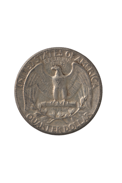 90% Silver Washington Quarters 40-Coin Roll (Circulated - AU)
