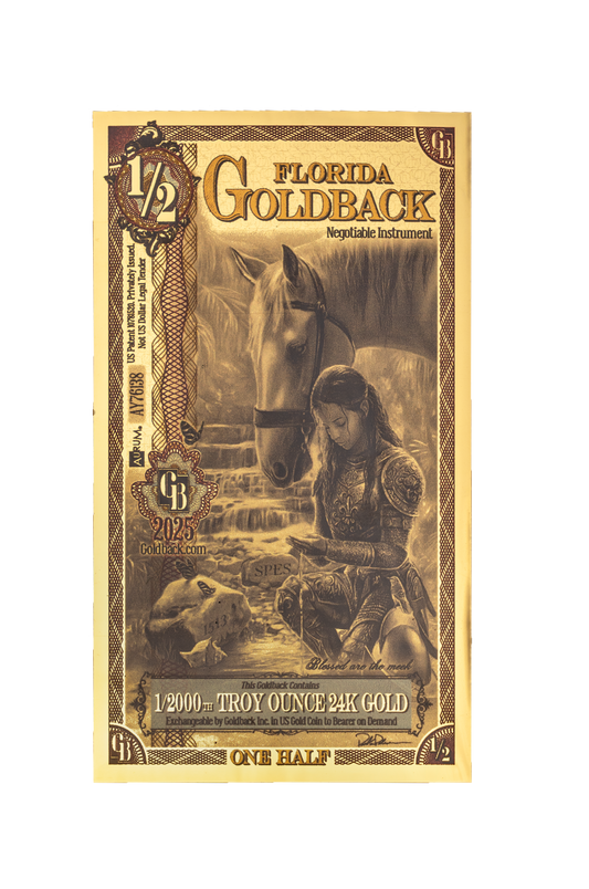 ½ Florida Goldback